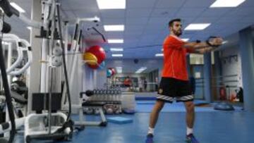 EN DOBLE SESIÓN. Negredo va a trabajar durante las próximas semanas mañana y tarde.