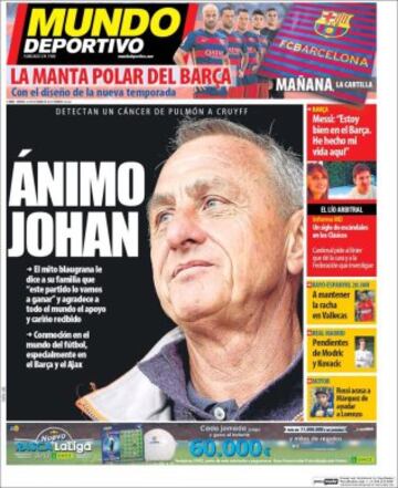 Portadas de la prensa mundial