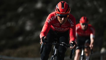 Nairo Quintana durante una carrera con Arkéa-Samsic.