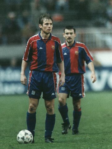 El vasco militó una temporada en el Barcelona (1994-95) y otra en el Mallorca (1997-98).