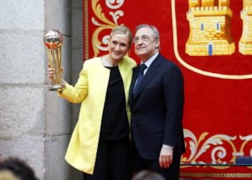 Cristina Cifuentes y Florentino Pérez. 