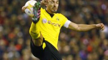 Hummels durante el partido contra el Liverpool.