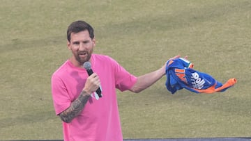 Lionel Messi, que estuvo acompañado por Suárez y De Paul, terminó con su gira por la India y agradeció a todos los fanáticos que le mostraron su cariño.
