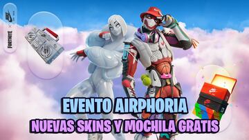 fortnite airphoria evento nike mochila gratis nuevas skins