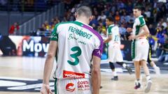 Jaime Fern&aacute;ndez, en el momento de su lesi&oacute;n durante la Copa del Rey.