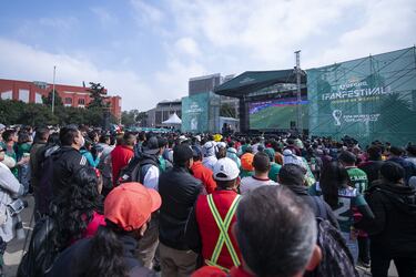Estalla el Fan Fest CDMX con el partido del Tri