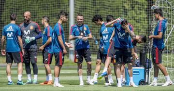 España entrena al calor de Krasnodar