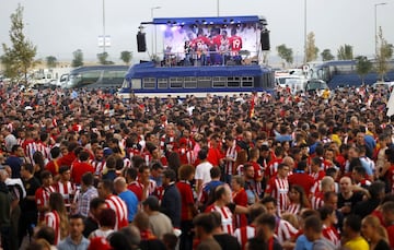 Wanda Metropolitano before the game.