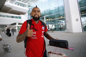 Rostros llenos de sonrisas. Así se veía la Selección al llegar al aeropuerto de Seul para el amistoso ante Corea del Sur este martes. Selfies y autógrafos.