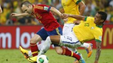 Brasil ha hecho 107 faltas en la Confecup y España solamente 58