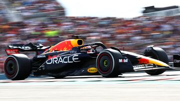 Max Verstappen (Red Bull RB18). Austin, Estados Unidos. F1 2022.