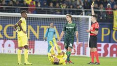 Canales ve la amarilla ante el Villarreal.