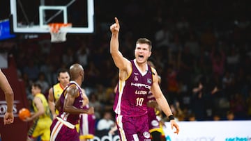 Edo Muric celebra una acción ante el MoraBanc Andorra.