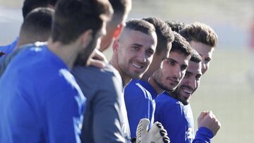 El portugués se ejercitó ayer por primera vez con el grupo en toda la semana.