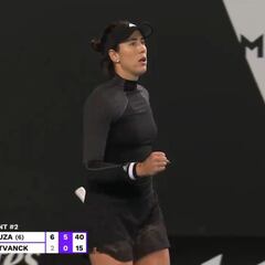 Muguruza arrasa a Van Uytvanck para meterse en octavos