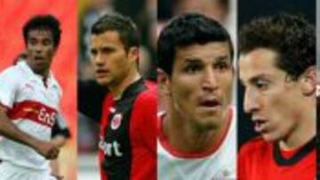 Javier Hernández se convirtió en el sexto mexicano en jugar en la Bundesliga.