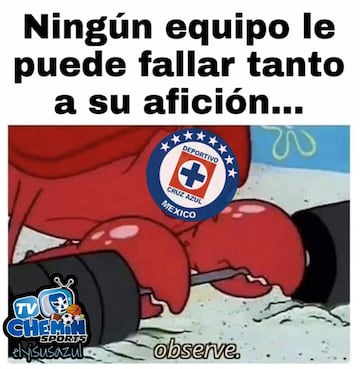 Los memes celebran al Cruz Azul y acaban con América