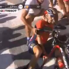 Nibali tiene que retirarse del Tour con una vértebra rota