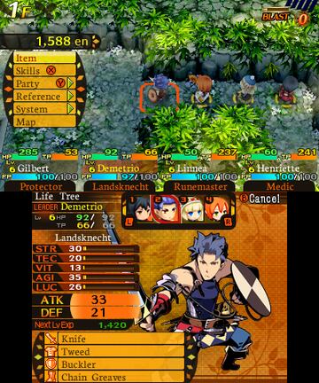 Captura de pantalla - Etrian Mystery Dungeon (3DS)