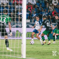 Doblete de Ángel para una justa victoria blanquiazul