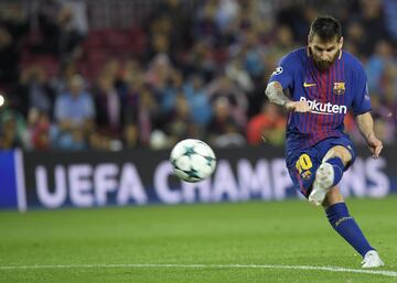 Lionel Messi - FC Barcelona - 45 goles en 54 partidos