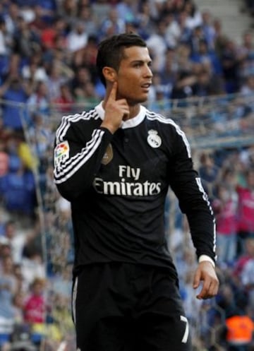 Celebración de Cristiano Ronaldo.