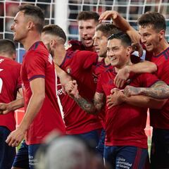 Aprobados y suspensos de Osasuna: La expulsión de Cote condicionó el partido
