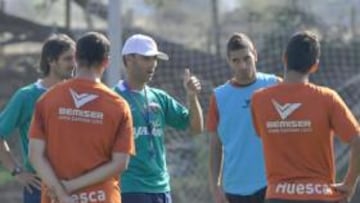 <b>NUEVOS PLANES. </b>El futuro de Antonio Calderón parece estar lejos de Huesca.