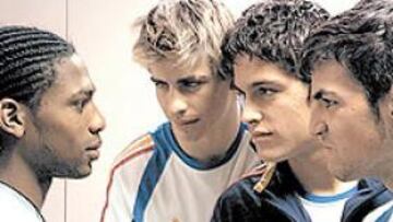 AMIGOS Y ENEMIGOS. Songoo, Piqué, Marc y Cesc, canteranos culés.