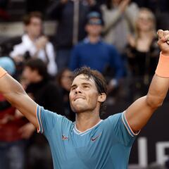 Las imágenes de la final del Masters 1.000 de Roma