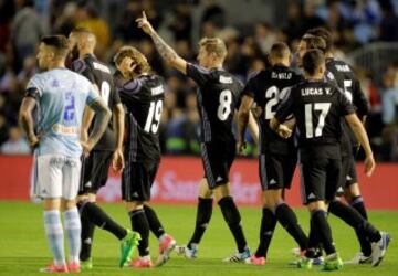 1-4. Toni Kroos celebró el cuarto gol.