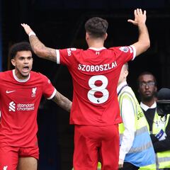 En imágenes: El primer gol de Luis Díaz en la Premier 23/24