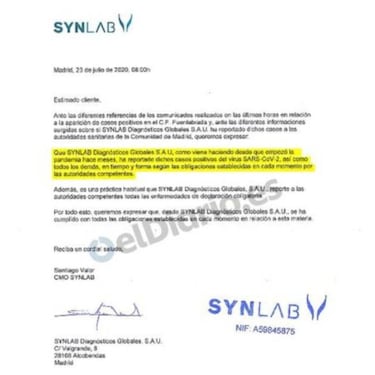 El laboratorio que hizo las pruebas al Fuenlabrada dice que envió los resultados a tiempo