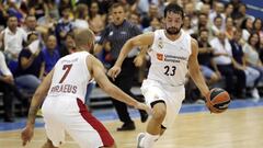 Sergio Llull y Vassilis Spanoulis.