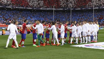 La rivalidad entre el Madrid y el Atlético se ha convertido en un acontecimiento también para el fútbol europeo.