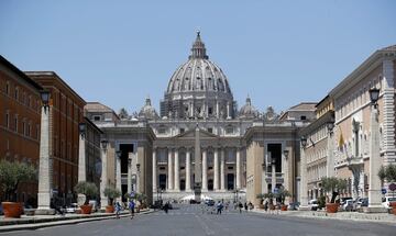 10/06/21 EUROCOPA 2020 ROMA 
REPORTAJE VATICANO  PREPARATIVOS
PLAZA SAN PEDRO
