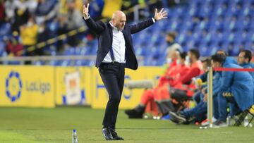 Pepe Mel, entrenador de Las Palmas.