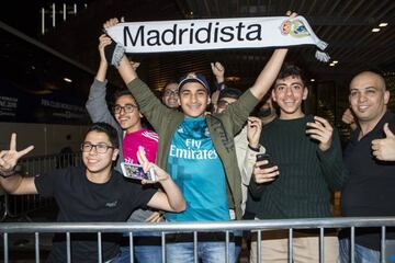 There were plenty waiting to see their Real Madrid heroes in Abu Dhabi.