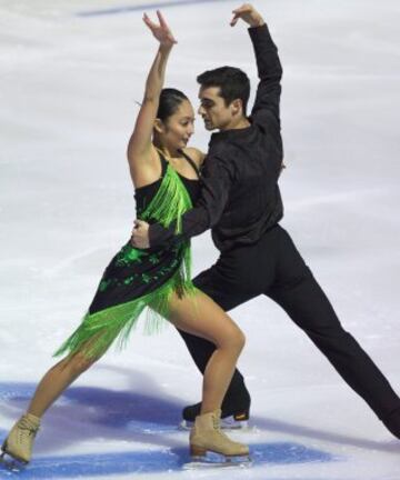 Exhibición en el Palacio de Hielo Dreams de Javi Fernández