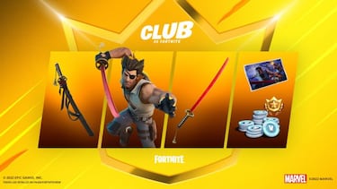 Club de Fortnite agosto 2022: nueva skin Wolverine Cero ya disponible