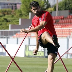 El Atlético trabajó pensando ya en Leganés y con caras serias