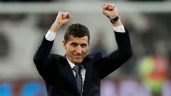 Soccer Football - Premier League - West Ham United v Watford - London Stadium, London, Britain - December 22, 2018  Watford manager Javi Gracia celebrates at the end of the match   Action Images via Reuters/Paul Childs  EDITORIAL USE ONLY. No use with una