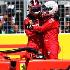 Vettel renace con una gran pole y Ferrari da un golpe en la mesa