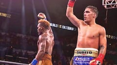 Jermell Charlo y Brian Casta&ntilde;o, tras su primer combate.