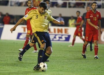 Un 12 de agosto de 2009 Piqué anotó su segundo gol con la selección española de fútbol. Fue en un partido amistoso frente a Macedonia. El gol del central fue el empate a dos en el marcador. Finalmente España acabaría ganando 2-3.