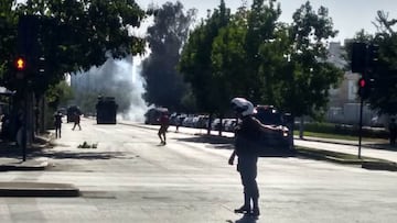 Enfrentamientos a las afueras del Nacional marcan victoria de la U