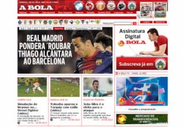 Portadas de la prensa extranjera