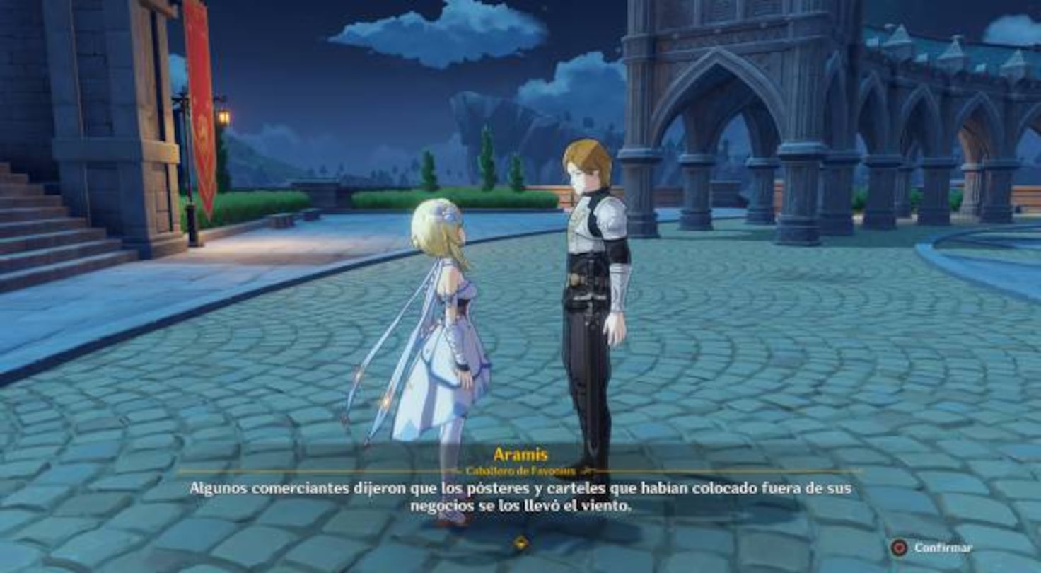 Genshin Impact dónde están los pósters y carteles en Mondstadt