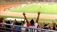 ¡Estallido de alegría! Así se vivió en la grada el 2-0 de Figueroa