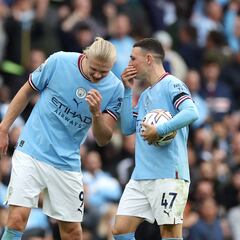 Haaland y Foden dan un baño de realidad al United